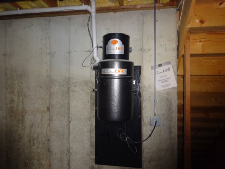 Central Vacuum System in the basement Central Vacuum System in the basement