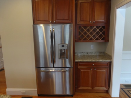Refrigerator and Bar Area Refrigerator and Bar Area